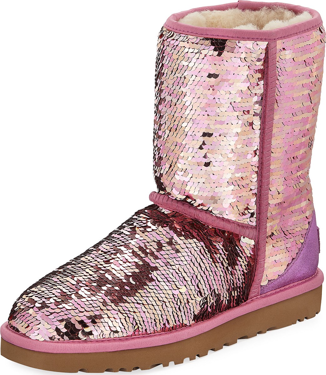 UGG Classic Short Sequin Boots