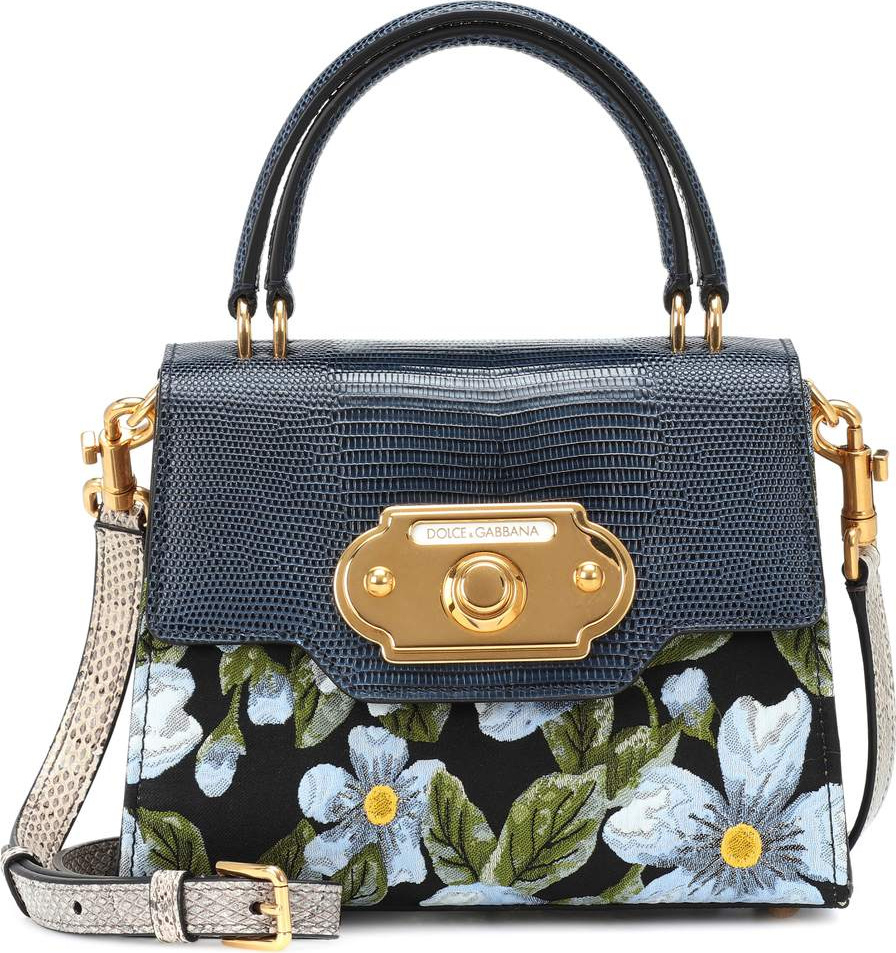 Dolce & Gabbana Welcome leather shoulder bag