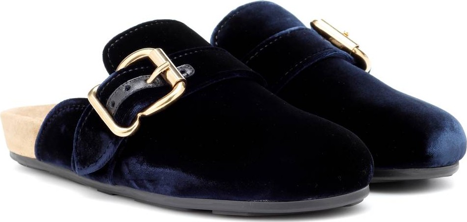 Prada Velvet slippers