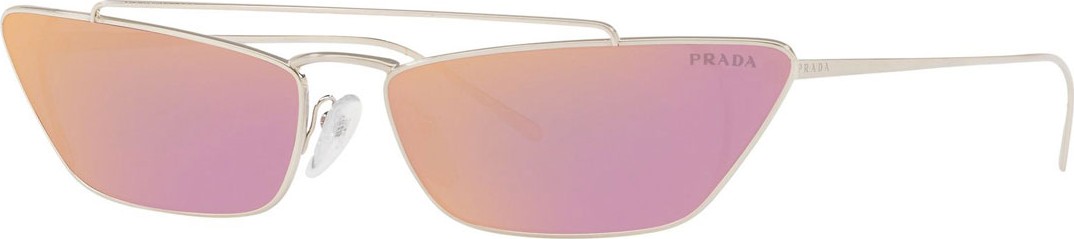 Prada Slim Cat-Eye Mirrored Sunglasses