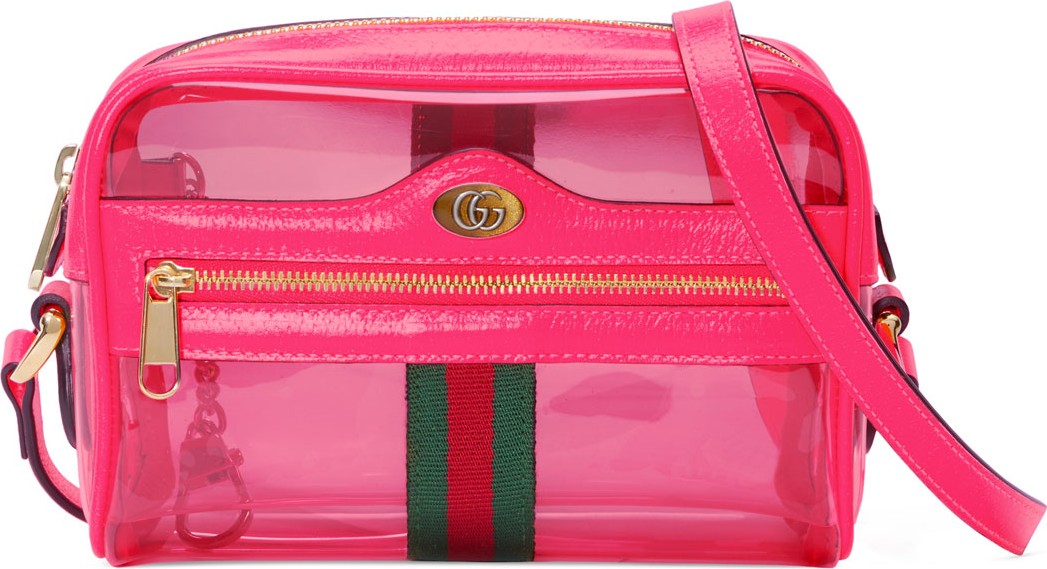 Gucci Ophidia Mini See-Through Vinyl Crossbody Bag