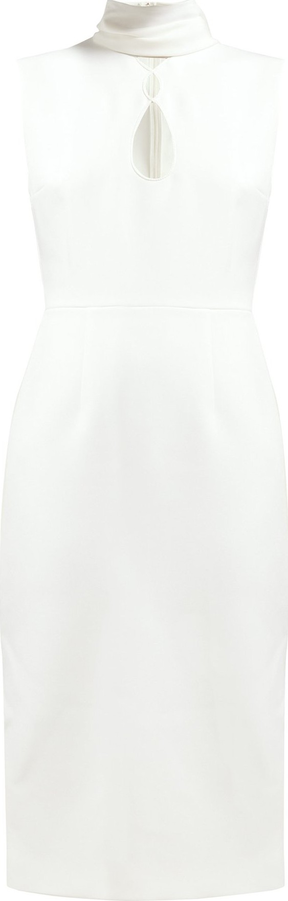 Roksanda Ilexa scarf-neck keyhole crepe midi dress