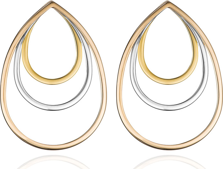 Vita Fede Sophia Concentric Teardrop Earrings