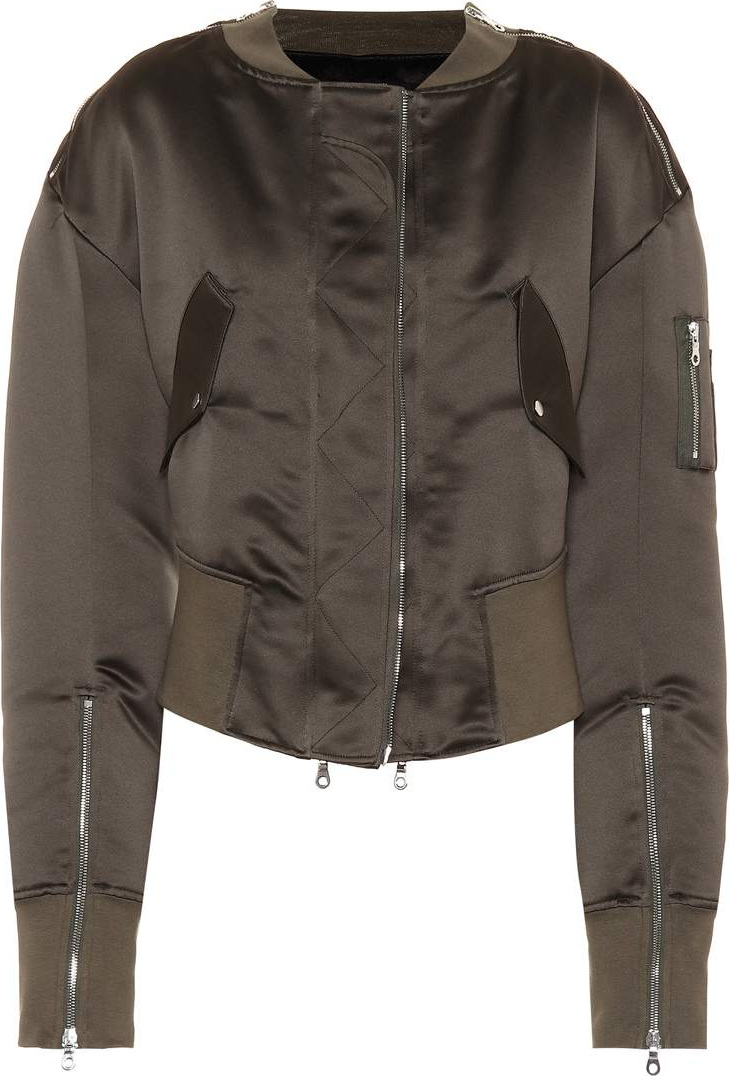 Rokh Satin bomber jacket