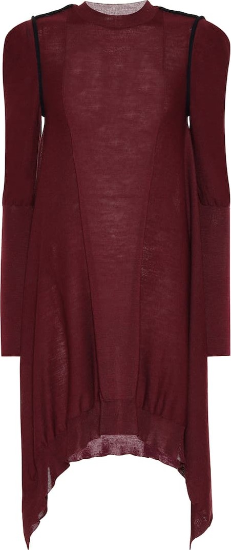 Stella McCartney Asymmetrical wool dress