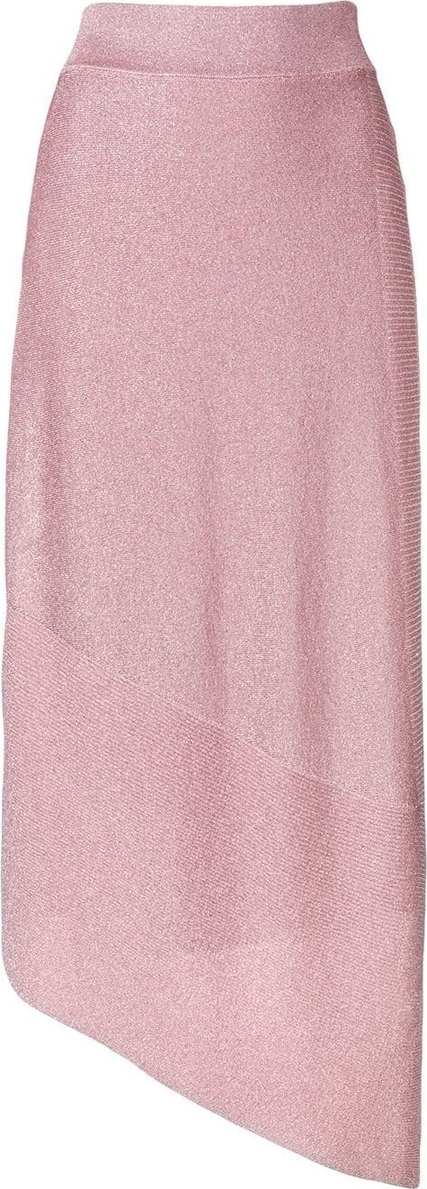 Stella McCartney asymmetric lurex skirt