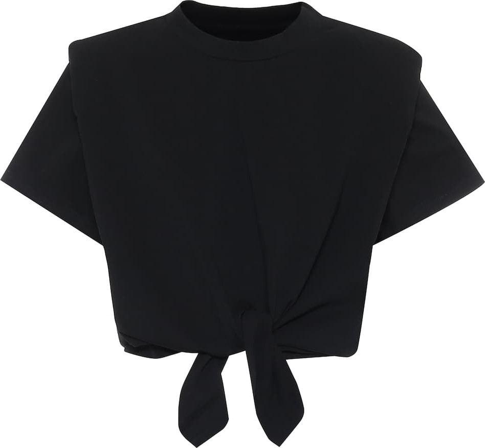 Isabel Marant Belita cotton-jersey crop top