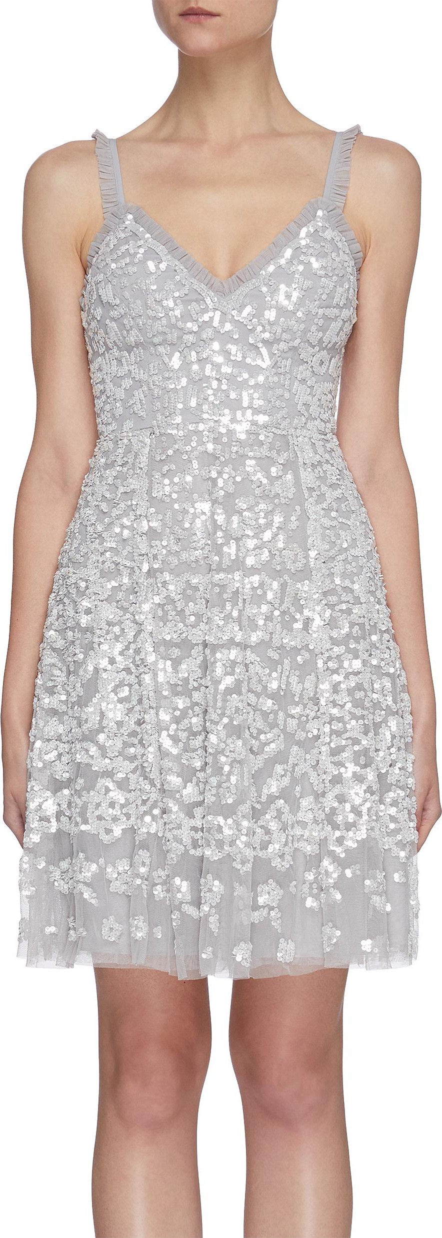 Needle & Thread Sequin embellished sleeveless mini dress
