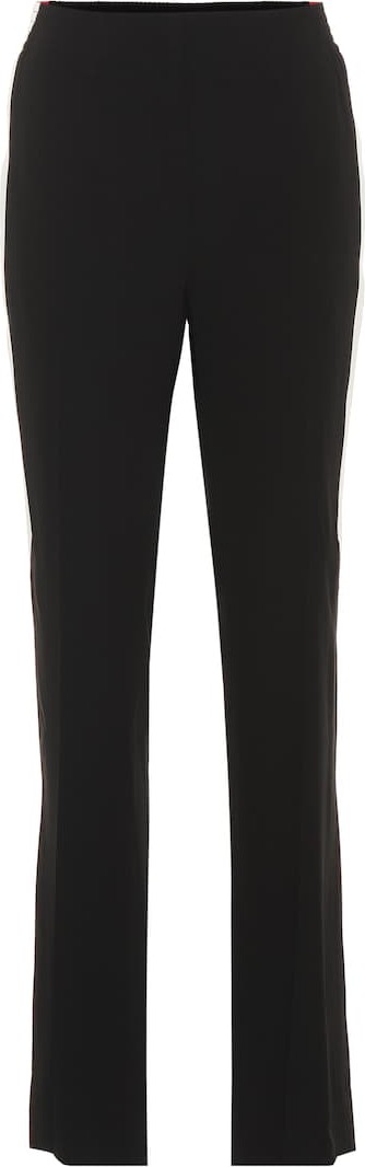 Givenchy High-rise straight crêpe pants