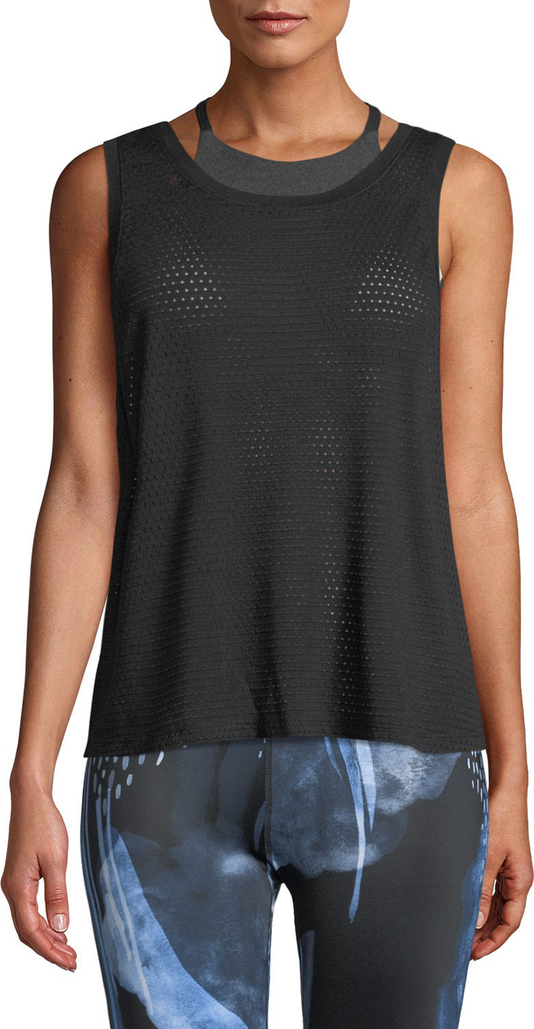 Beyond Yoga Mesh Me Up Scoop-Neck Muscle Tank