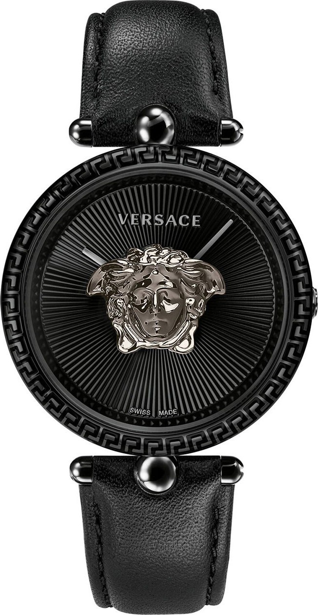 Versace 39mm Palazzo Empire Watch, Black