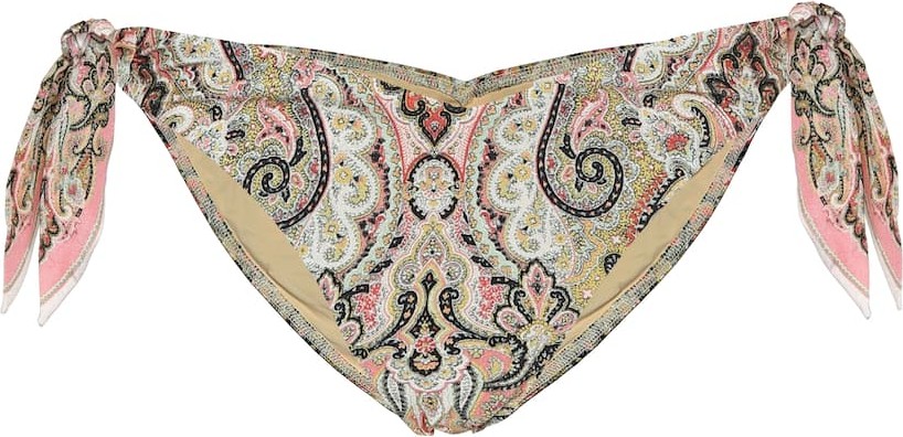 Zimmermann Freja printed bikini bottoms