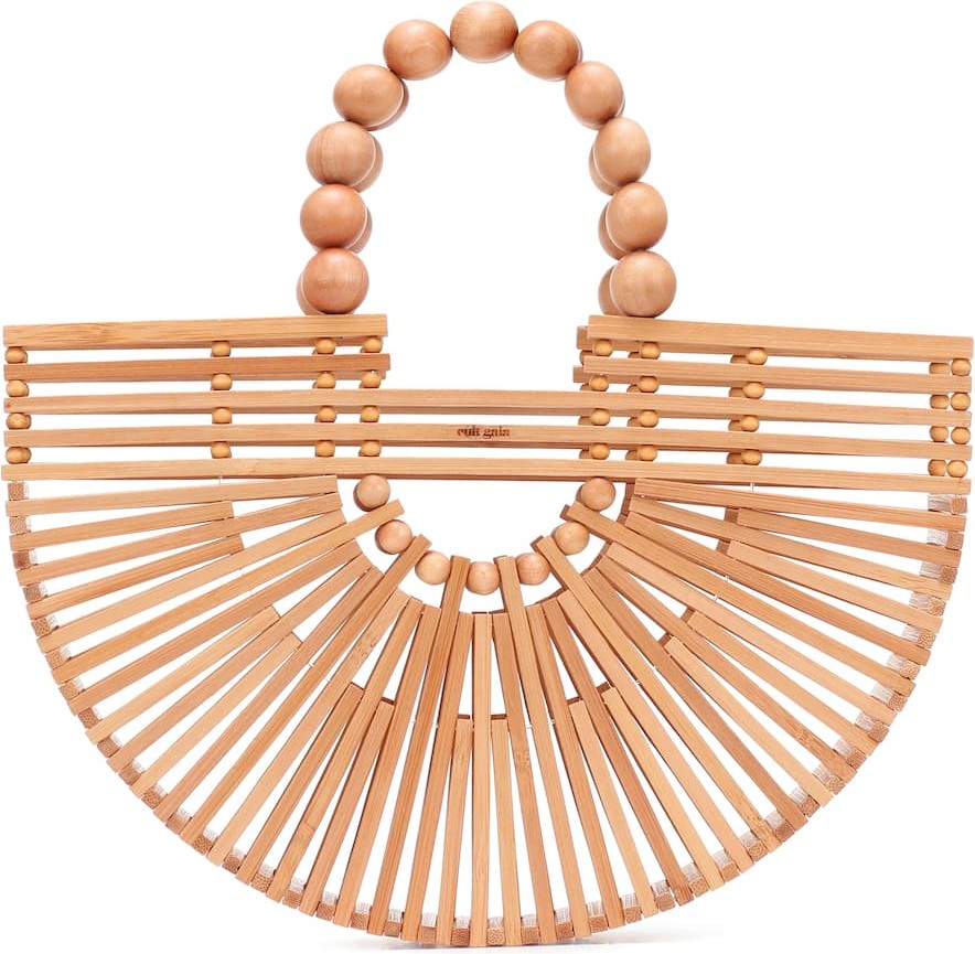 Cult Gaia Fan Ark Mini bamboo tote