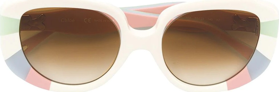 Chloe Venus colour block cat eye sunglasses