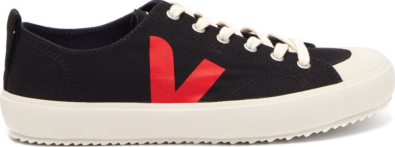 Veja Nova V-logo low-top trainers