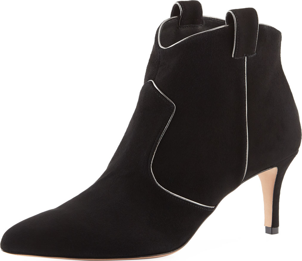 Veronica Beard Lexi 65mm Suede Booties