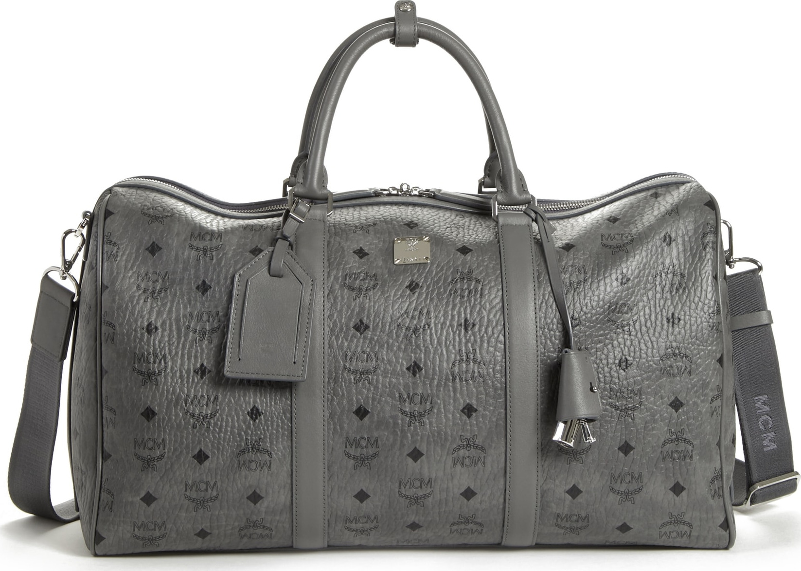 MCM XL Traveler Visetos Duffel Bag