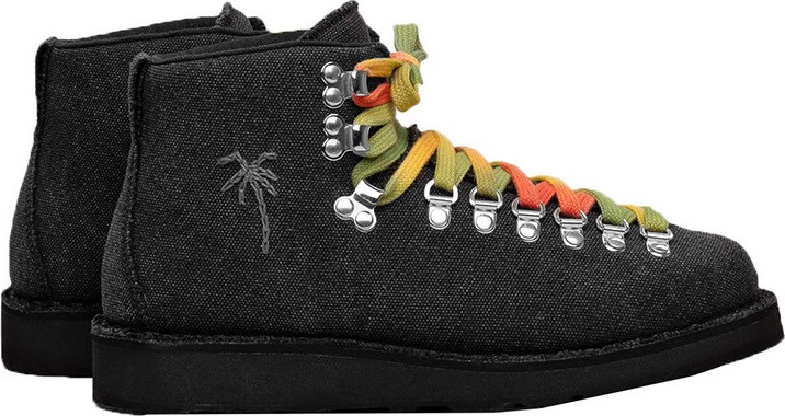 The Elder Statesman Diemme x The Elder Stateman psychedelic hiking boots