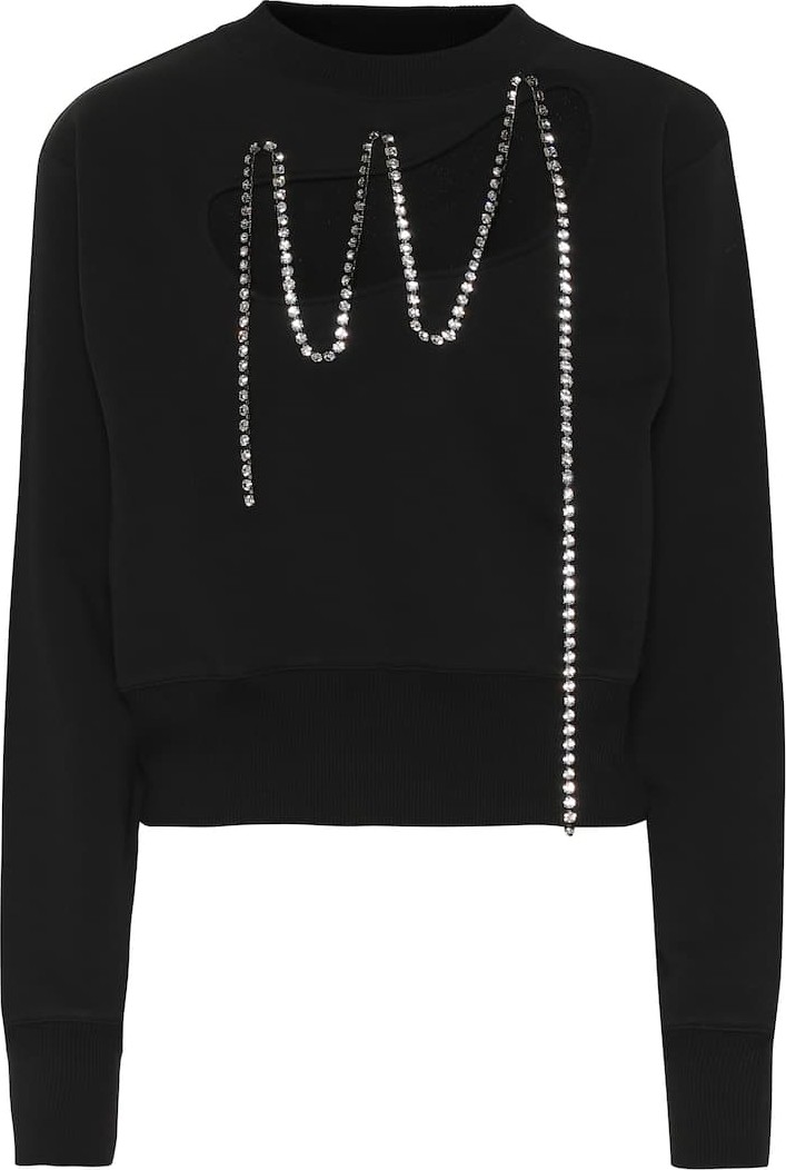 Christopher Kane Embellished cotton sweater