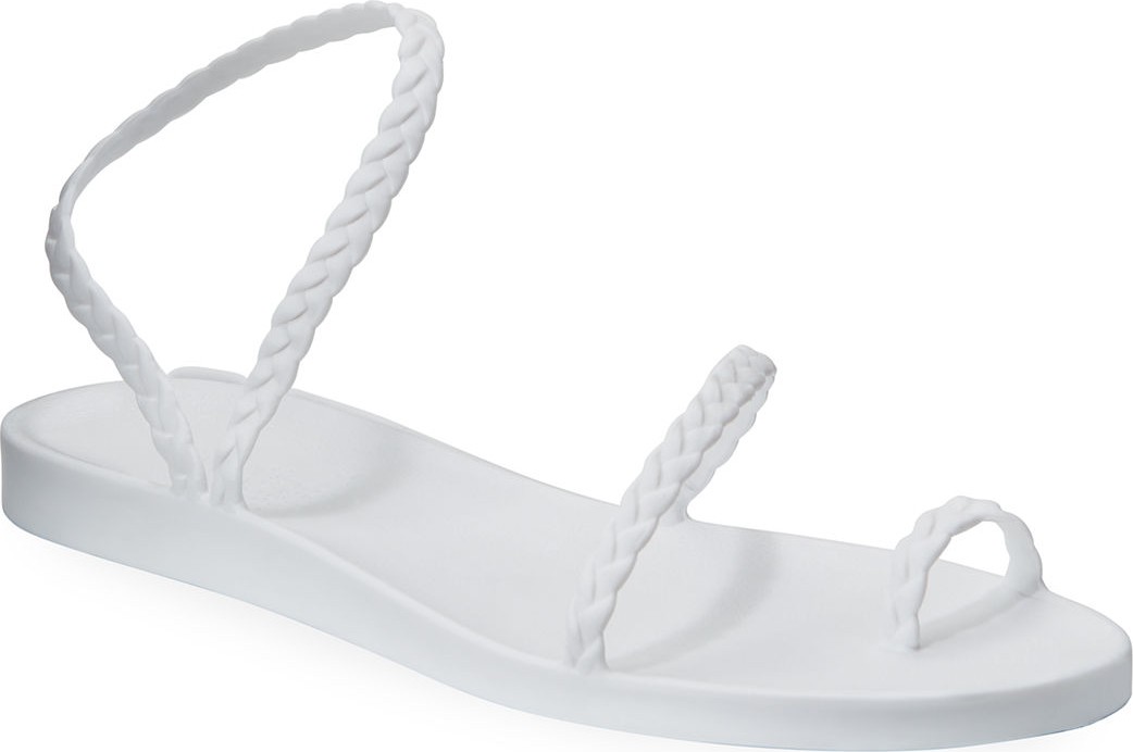 Ancient Greek Sandals Eleftheria Flat Rubber Braid Sandals