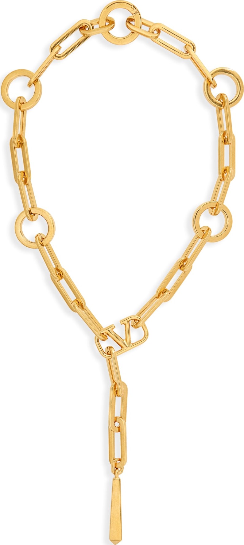 Valentino Logo Chain Y-Necklace