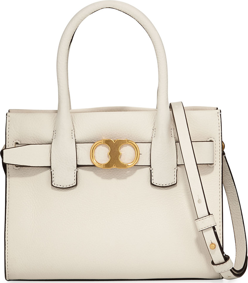 Tory Burch Gemini Small Link Leather Tote Bag