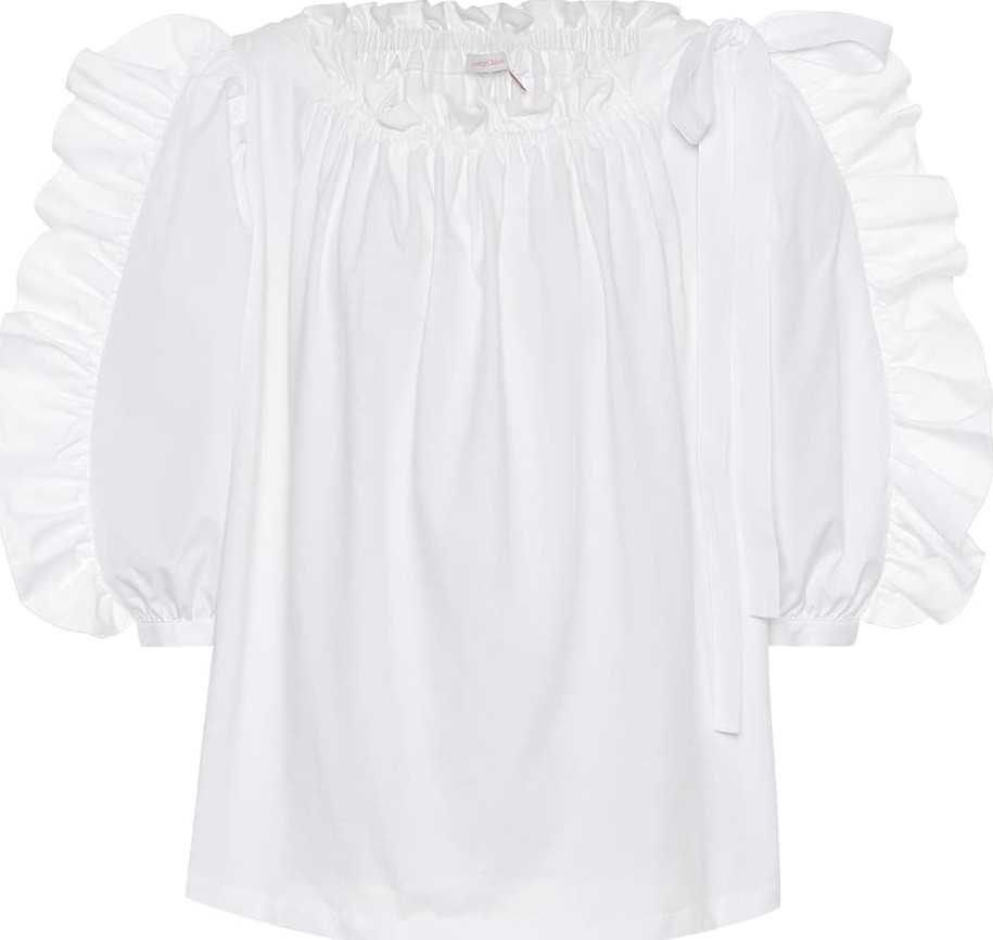See By Chloé Ruffled cotton shirt