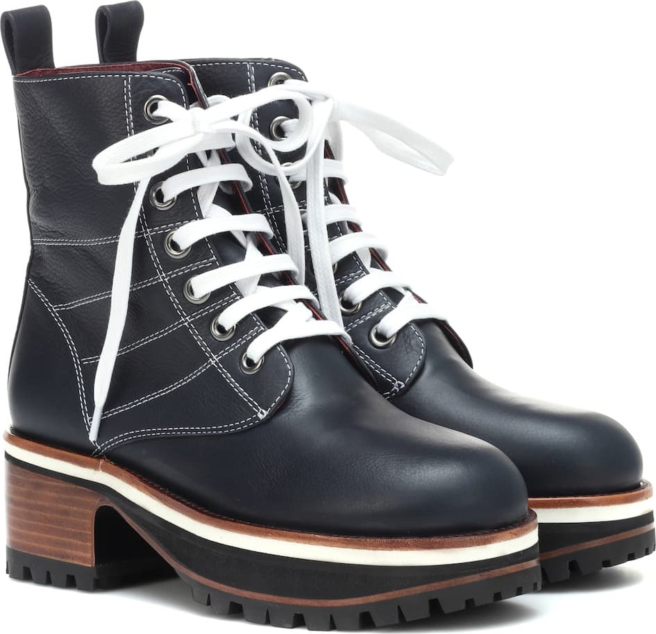 Sies Marjan Leather ankle boots