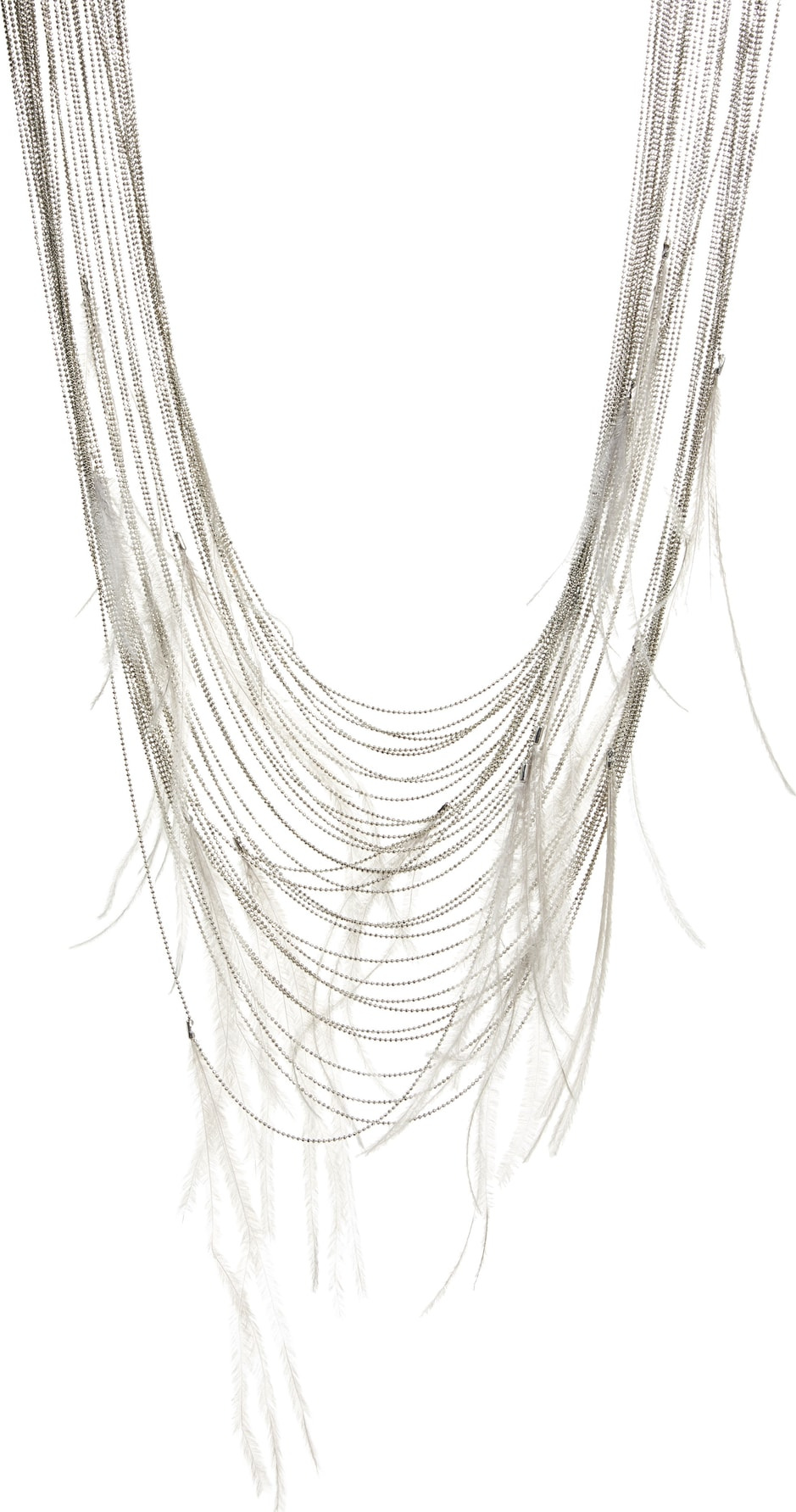 Fabiana Filippi Feather Multistrand Necklace