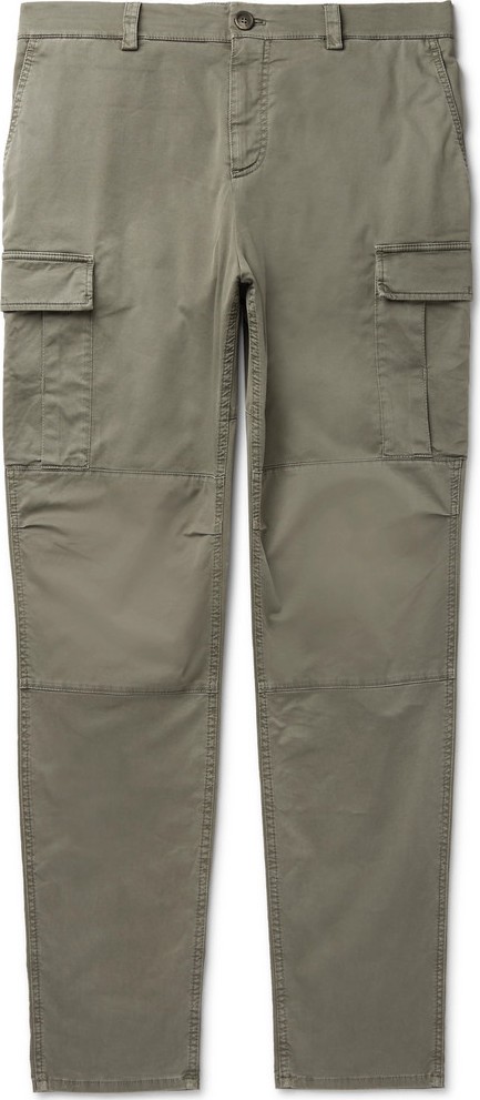 Brunello Cucinelli Stretch-Cotton Cargo Trousers