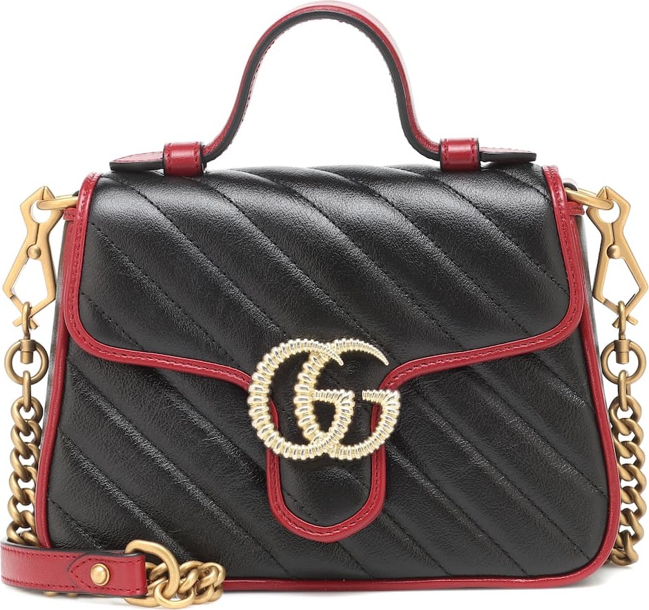 Gucci GG Marmont Mini leather shoulder bag