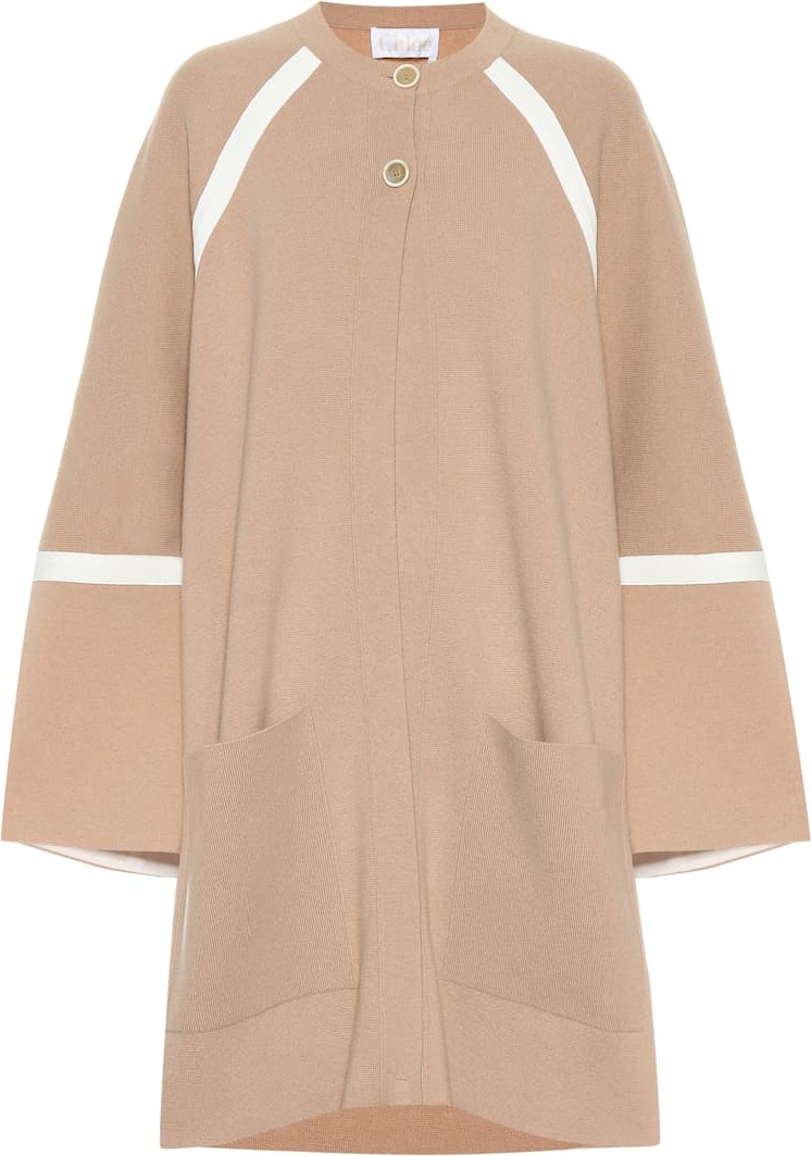 Chloe Oversized wool and cashmere coat