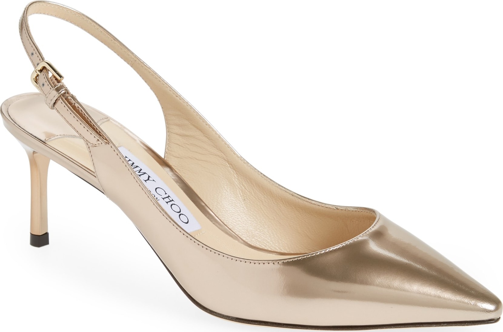 Jimmy Choo Erin Metallic Slingback Pump