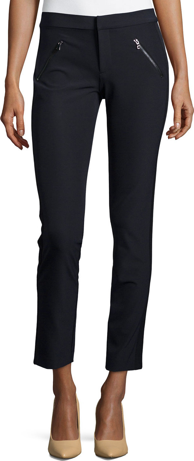 Rebecca Taylor Ava Slim-Leg Techno Pants