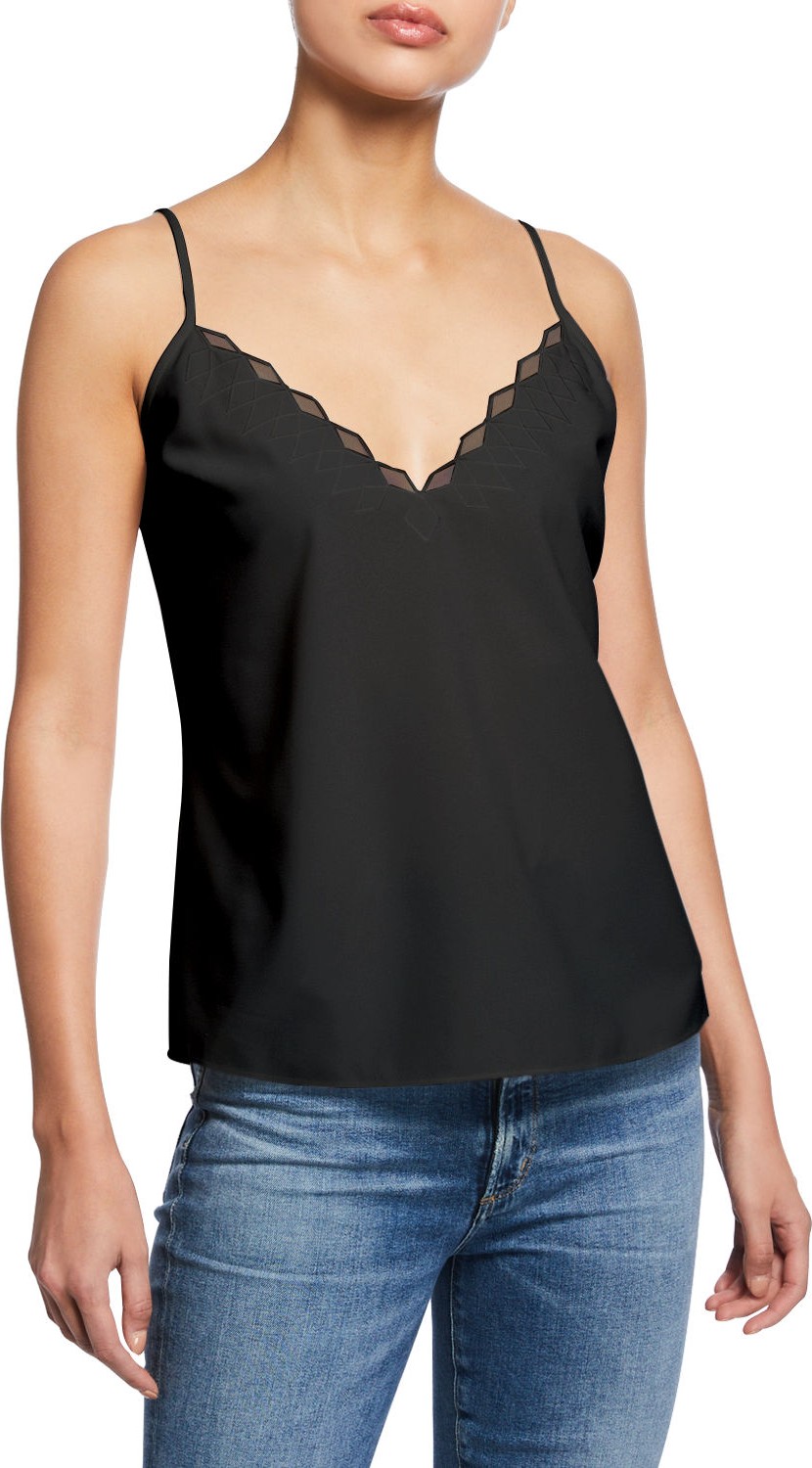 Elie Tahari Kaija V-Neck Spaghetti-Strap Camisole