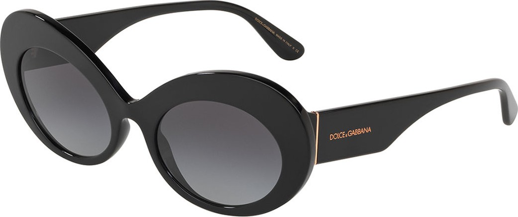 Dolce & Gabbana Oval Acetate Sunglasses