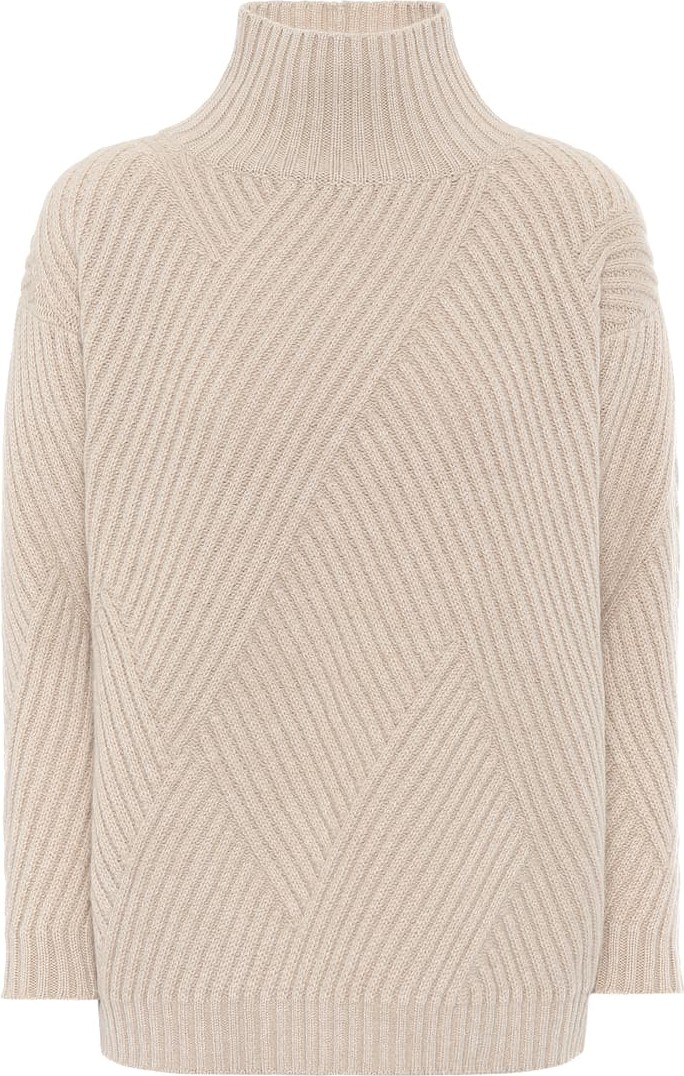 Agnona Cashmere-blend turtleneck sweater