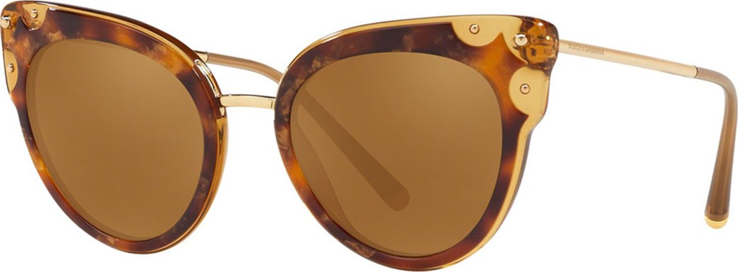 Dolce & Gabbana Mirrored Cat-Eye Sunglasses