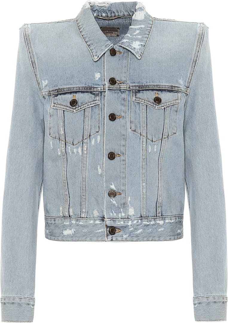 Saint Laurent Cotton-denim jacket