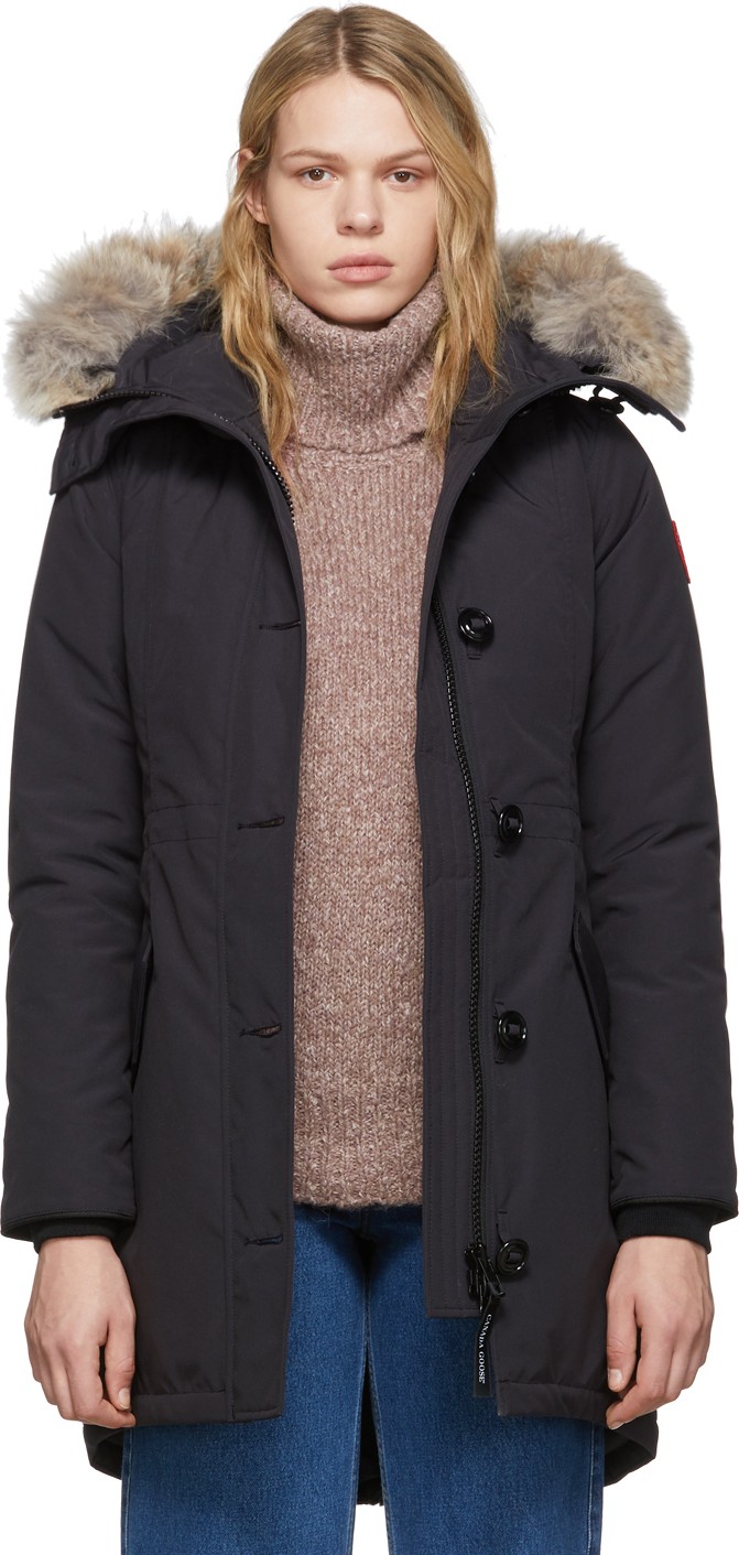 Canada Goose Navy Down Rossclair Parka