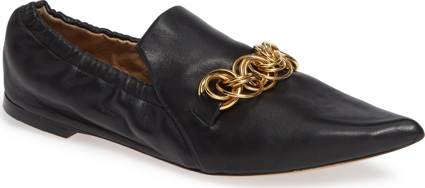 Chloe Reese Chain Bit Loafer Flat