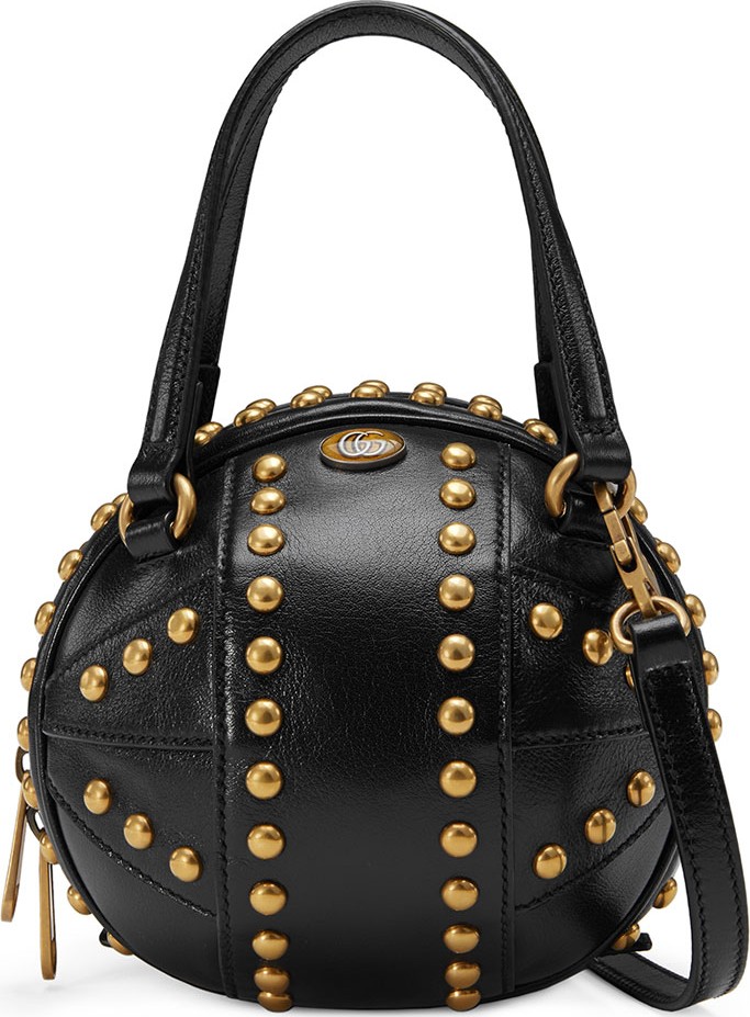 Gucci Tifosa Mini Studded Sphere Shoulder Bag