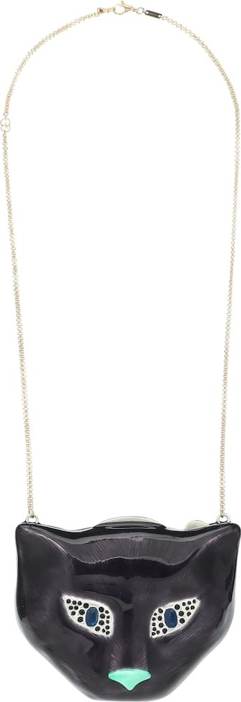 Gucci Cat locket necklace