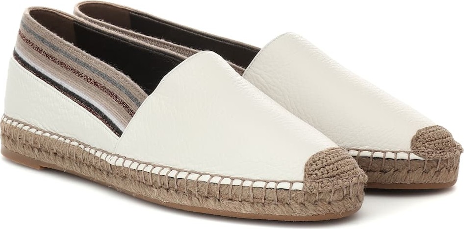 Brunello Cucinelli Leather espadrilles