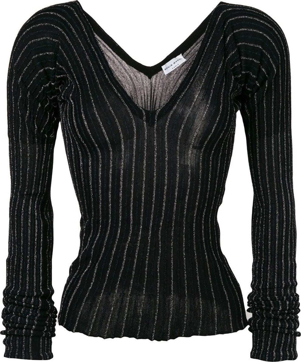 Sonia Rykiel striped fine knit sweater