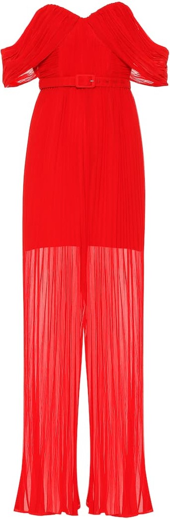 Self Portrait Chiffon jumpsuit