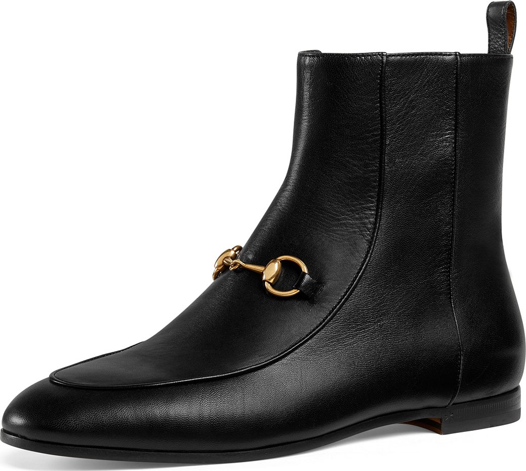 Gucci Jordaan Leather Bootie