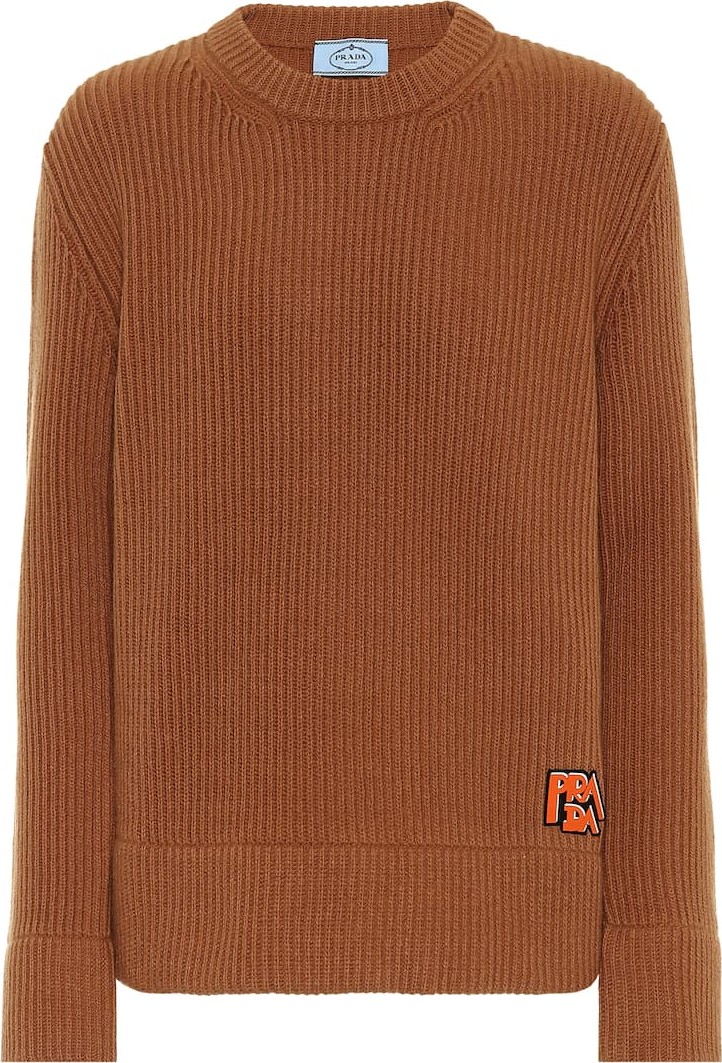 Prada Ribbed cashmere and wool sweater