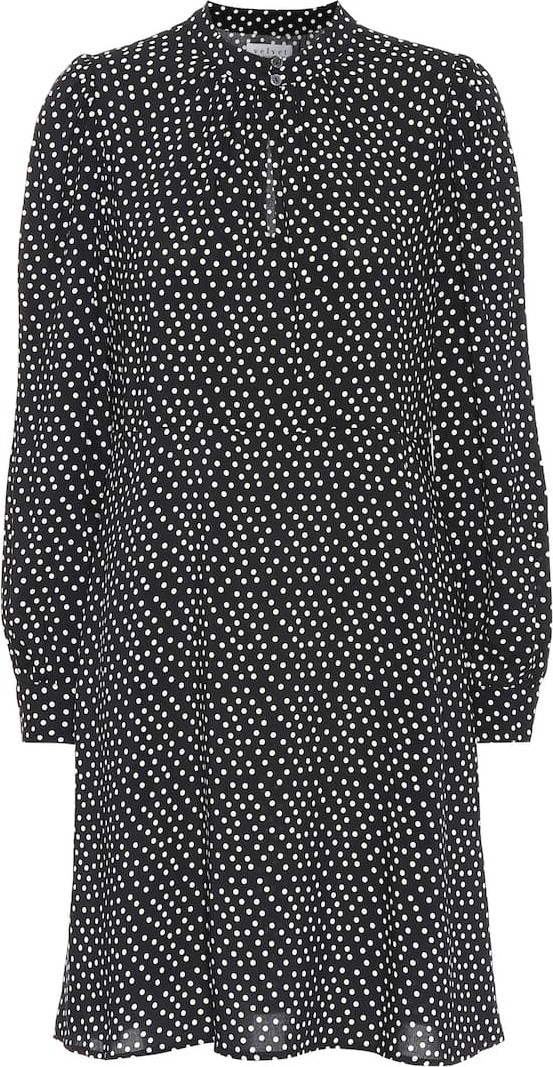 Velvet By Graham & Spencer Delores polka-dot minidress