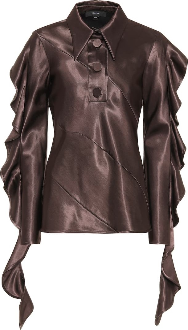Ellery Obsessed satin top